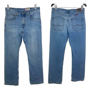 Wrangler relaxed bootcut jeans denim western country rodeo blue casual men’s 29